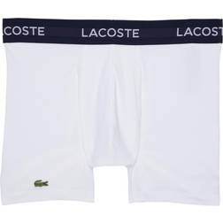 Lacoste Menâs 5-Pack Logo Waist Boxers White